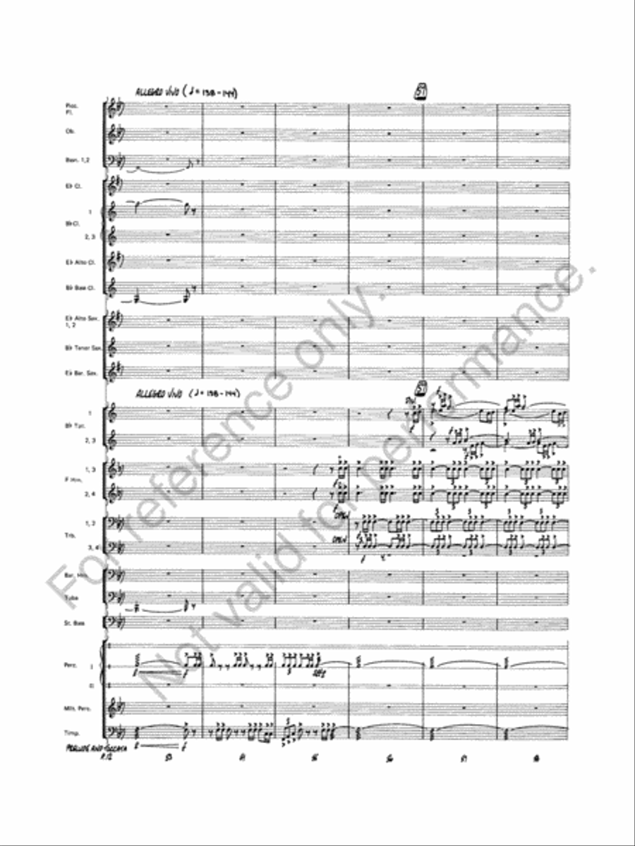 Prelude And Toccata Concert Band scores gallery preview page 13