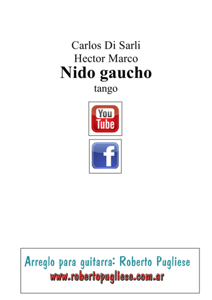 Nido gaucho - Tango (Di Sarli - Marcò) for guitar image number null