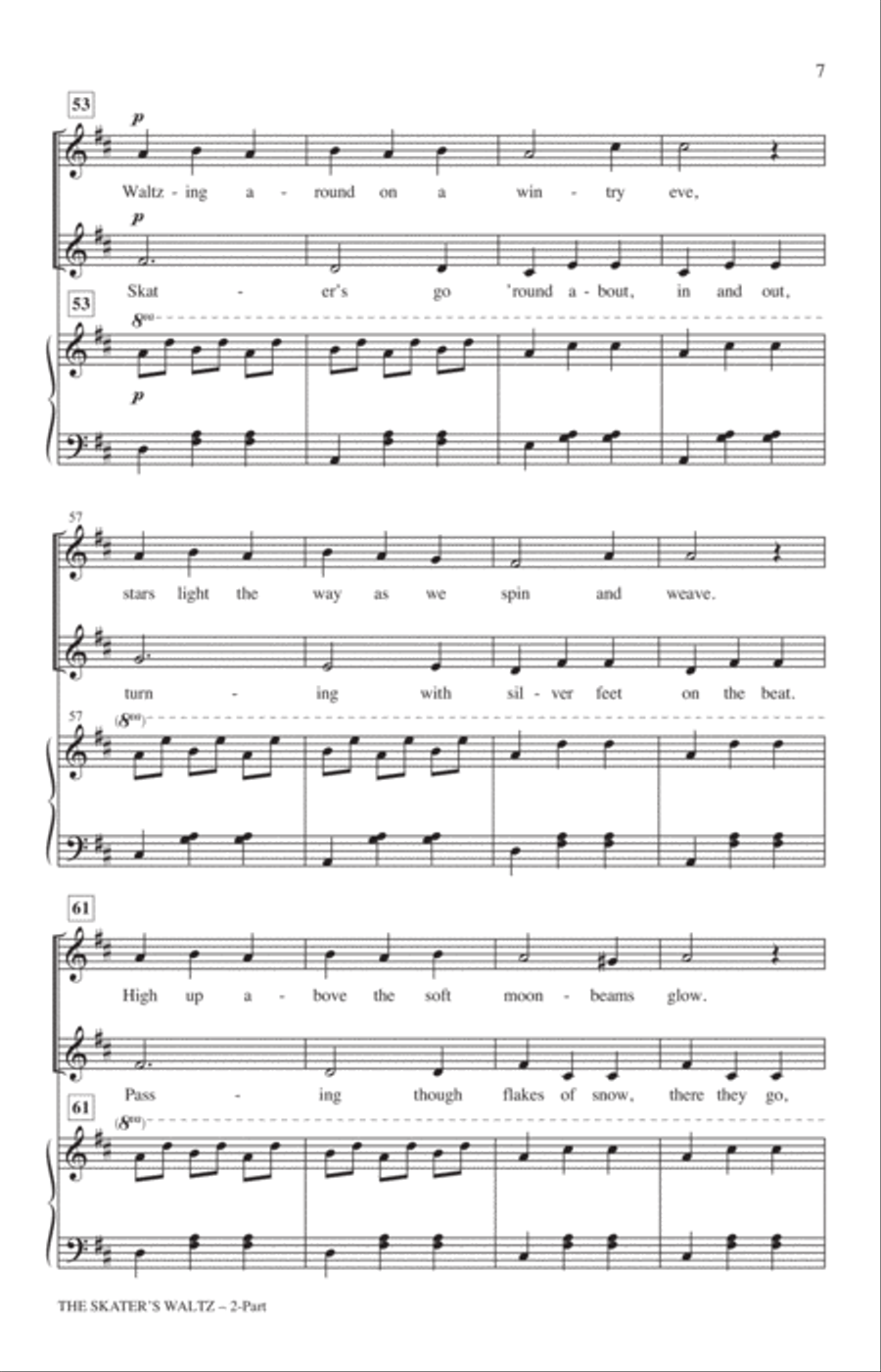 The Skater's Waltz The Skater's Waltz 2-Part scores gallery preview page 5