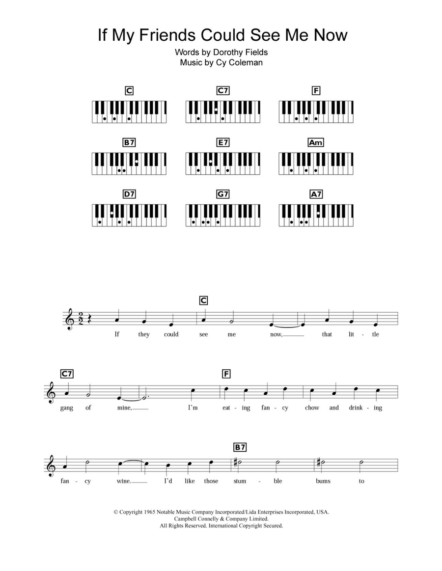 If My Friends Could See Me Now (from Sweet Charity)