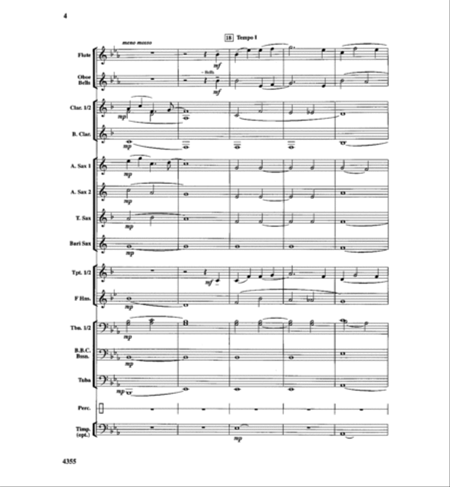 In the Shining of the Stars Concert Band scores gallery preview page 5