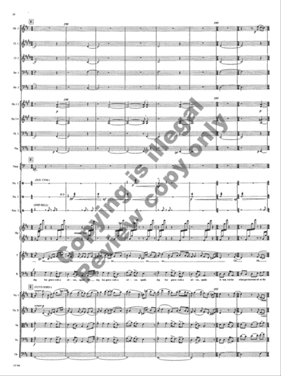 American Folk Song Suite (Orchestra Score) Choir scores gallery preview page 23