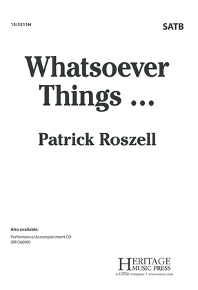 Whatsoever Things...