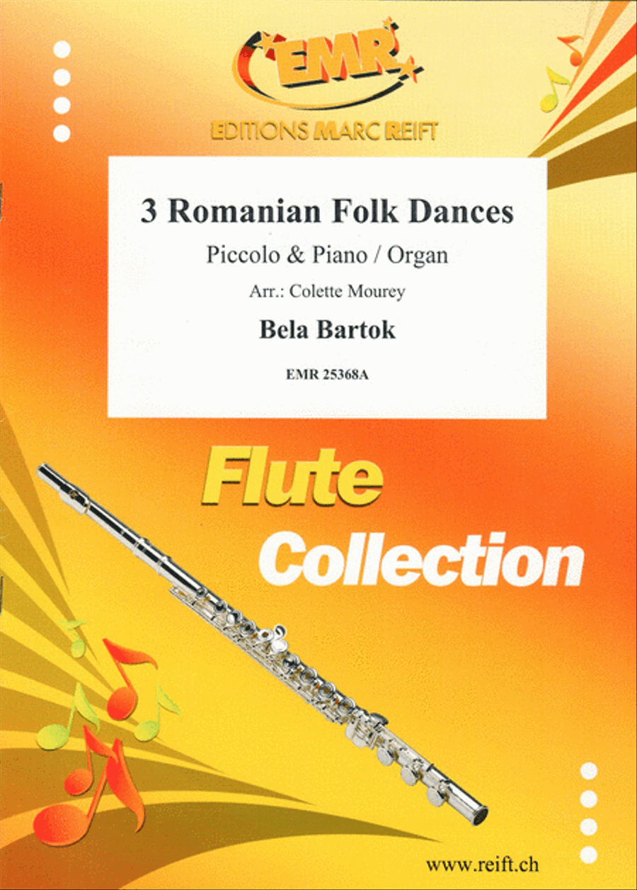 3 Romanian Folk Dances Piccolo scores gallery preview page 1