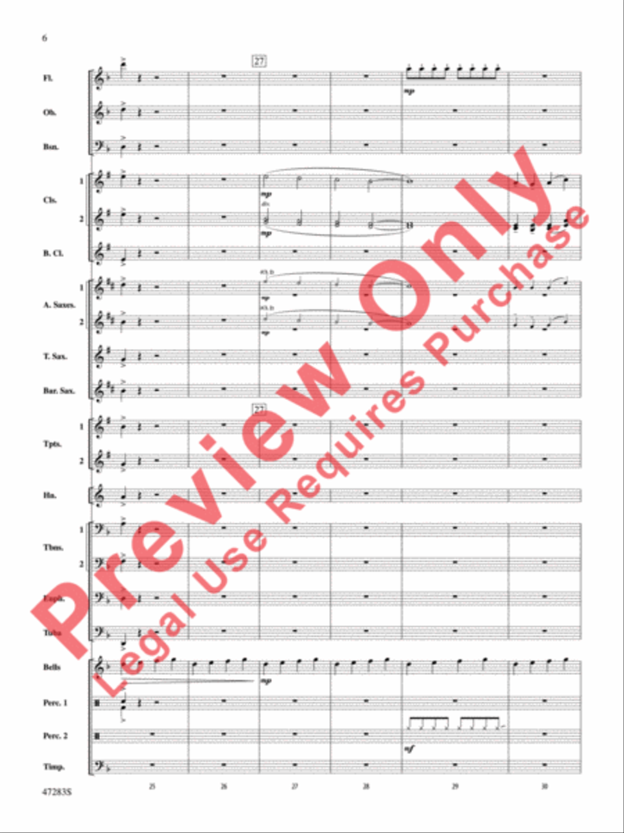 Red Giant Red Giant Concert Band scores gallery preview page 7