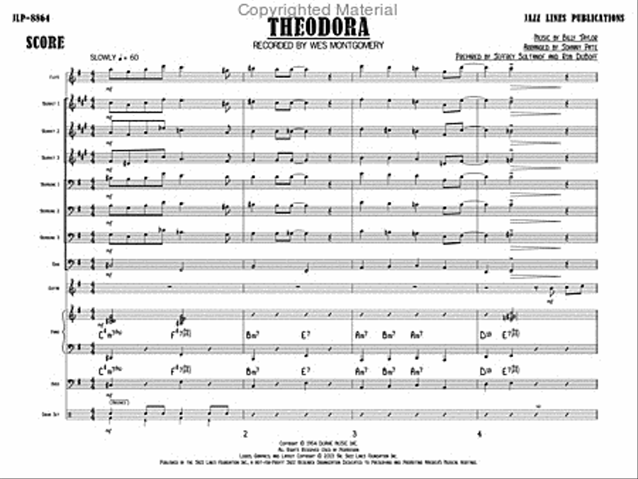 Theodora Big Band scores gallery preview page 4