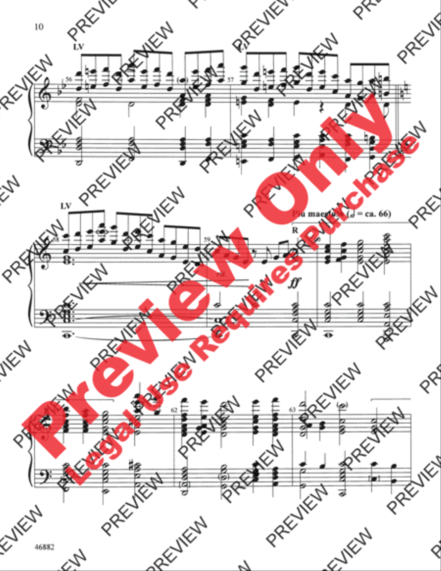 All Praise and Glory Handbell Choir scores gallery preview page 10