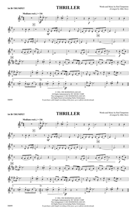 Thriller: 1st B-flat Trumpet