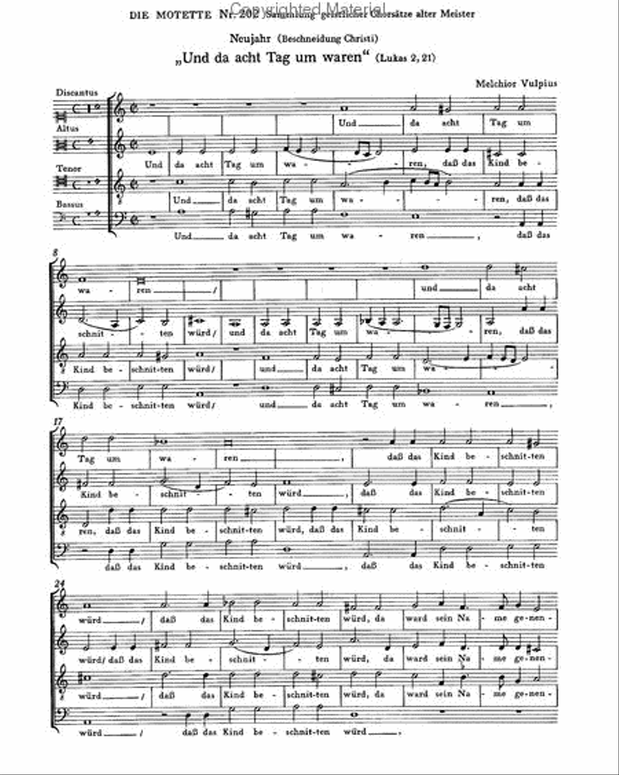 Und da acht Tag um waren 4-Part scores gallery preview page 6