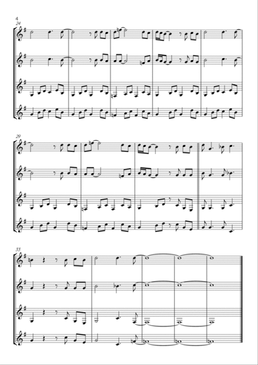 A Hard Day's Night A Hard Day's Night Woodwind Trio scores gallery preview page 4