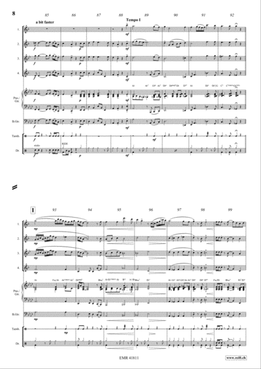 Fascinatin' Gospels Fascinatin' Gospels Saxophone scores gallery preview page 8