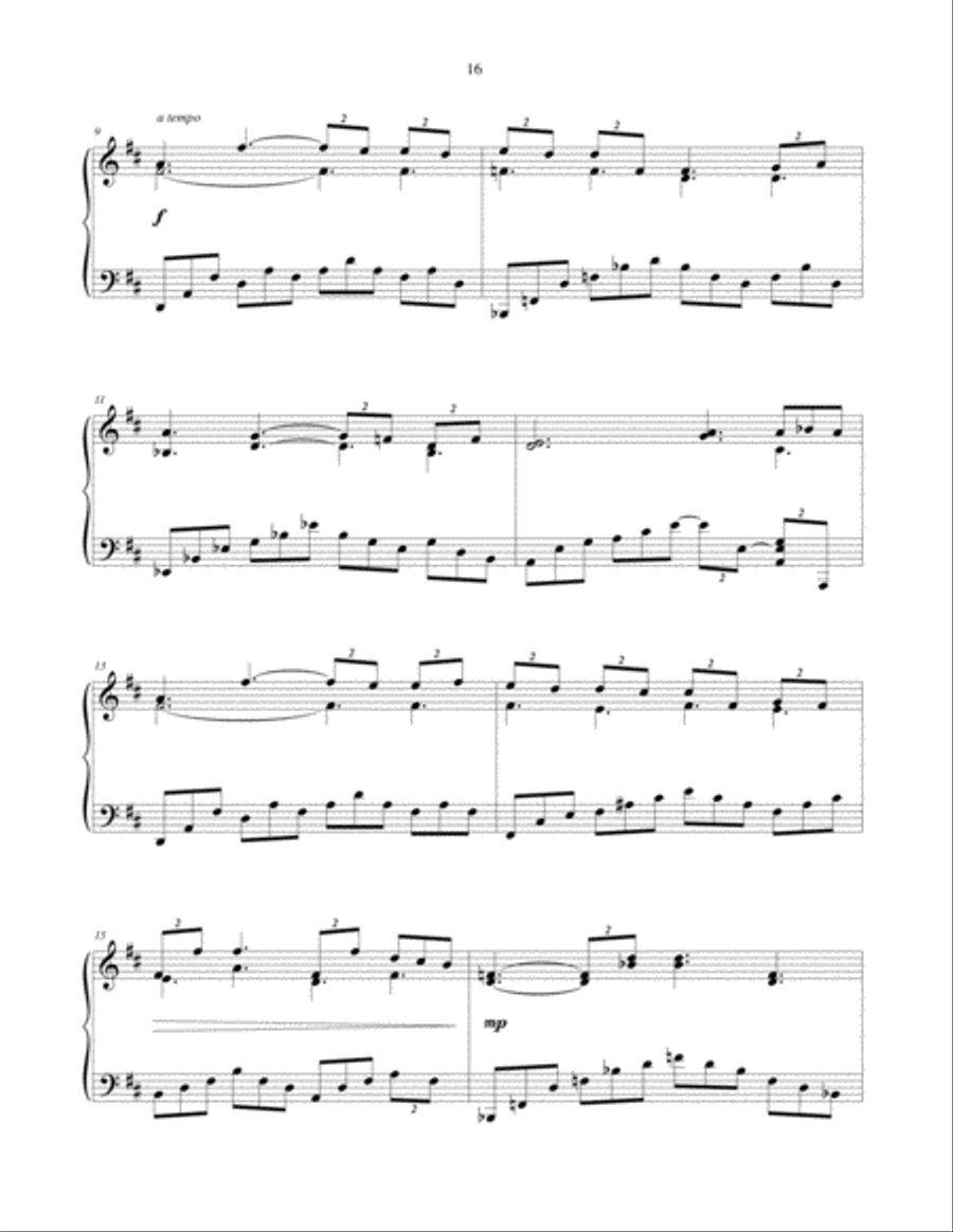 Lyrical Tone Poem No. 5, piano solo Piano Solo scores gallery preview page 3