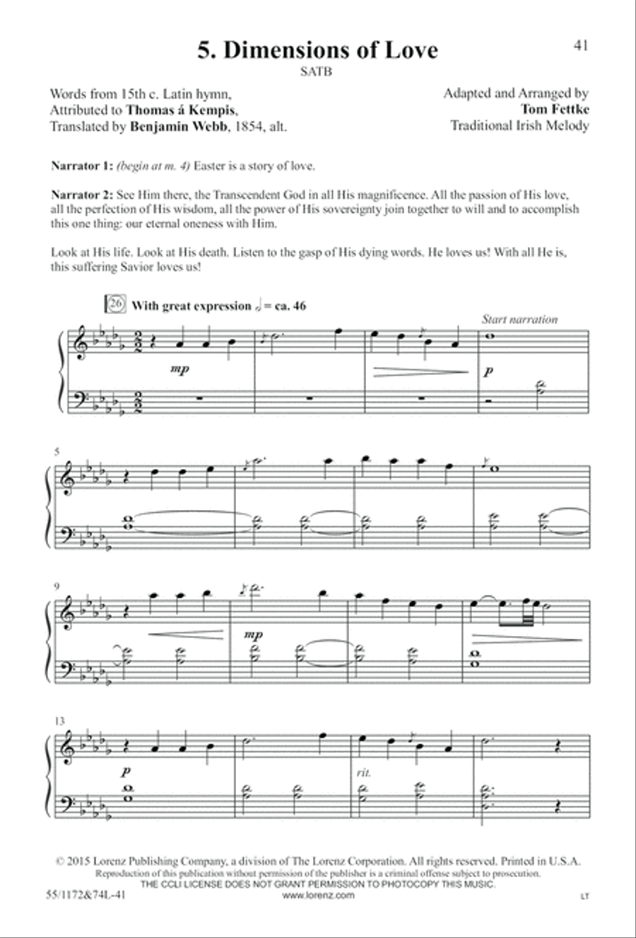 The Easter Story The Easter Story 4-Part scores gallery preview page 42