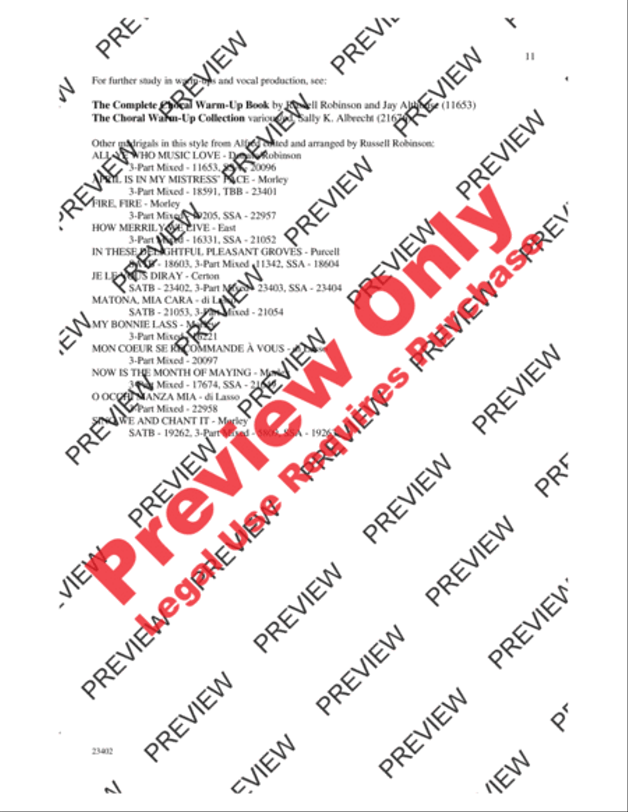 Je le Vous Diray 4-Part scores gallery preview page 11