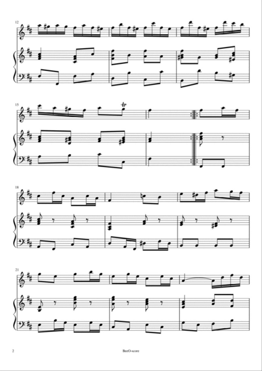Badinerie Small Ensemble scores gallery preview page 2