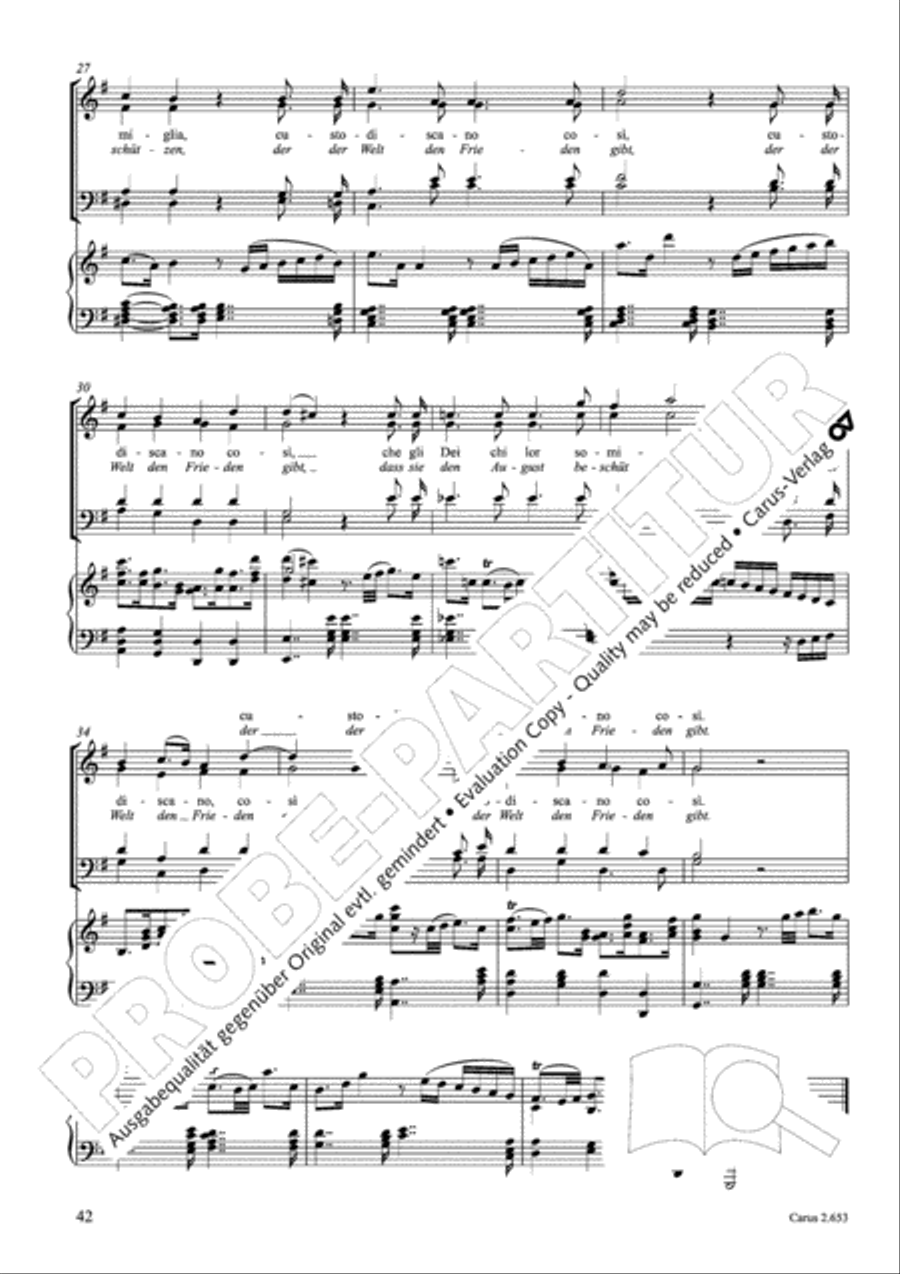 Choral collection Great Opera Choruses - Mozart * Haydn (choir & piano) Choir scores gallery preview page 53