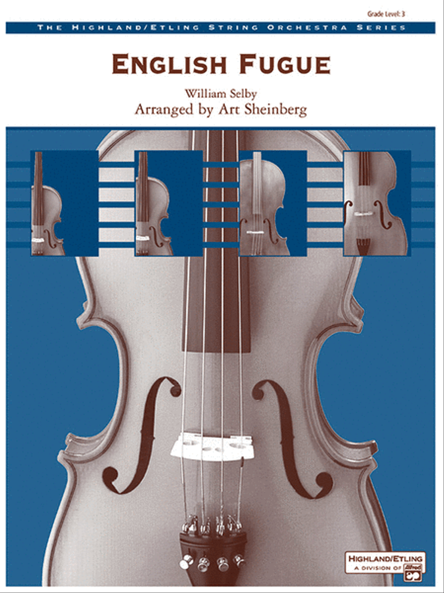 English Fugue by William Selby String Orchestra - Sheet Music