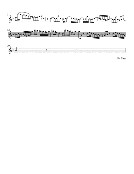 Aria: Bete, aber auch dabei from Cantata BWV 115 (arrangement for 4 recorders)