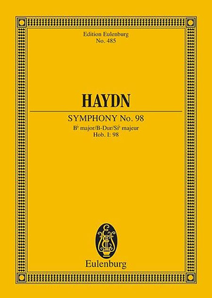 Book cover for Symphony No. 98 in B-flat Major