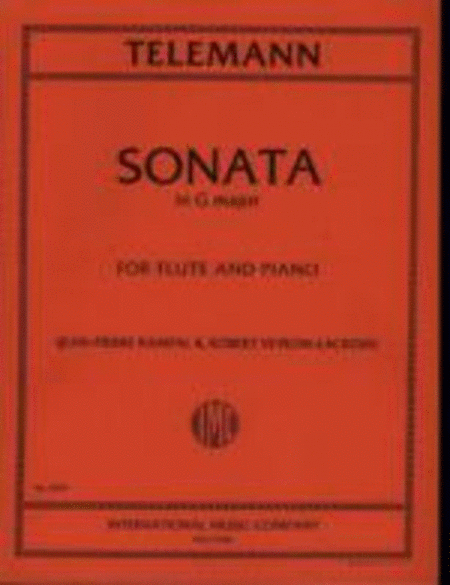 Telemann - Sonata G Flute/Piano Ed Rampal