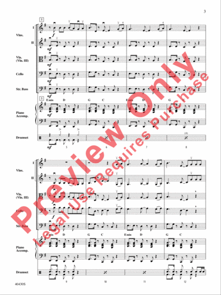 Dynamite String Orchestra scores gallery preview page 4