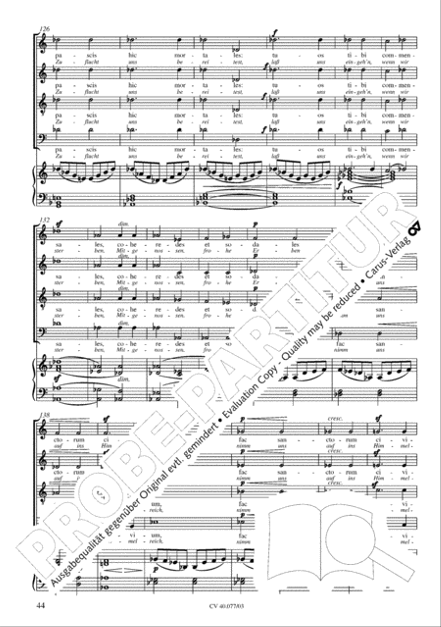 Lauda Sion Lauda Sion 4-Part scores gallery preview page 49