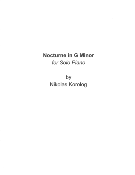 Nocturne in G Minor
