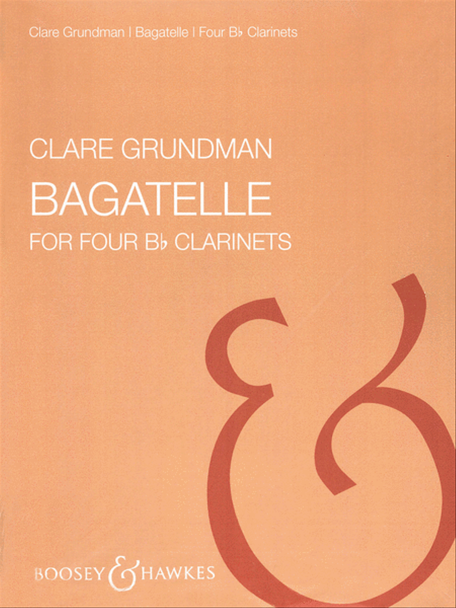 Bagatelles Clarinet Quartet scores gallery preview page 1