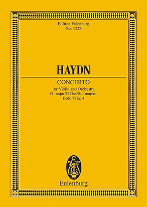 Book cover for Violin Concerto 2 in G Major, Hob. 7a:4
