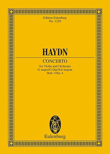 Violin Concerto 2 in G Major, Hob. 7a:4