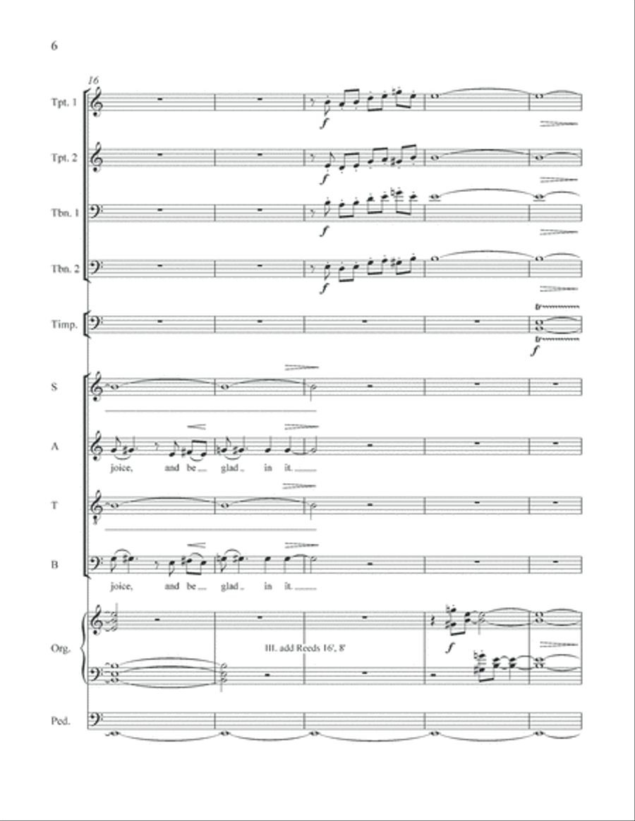 An Easter Introit (Full Score) Choir scores gallery preview page 7