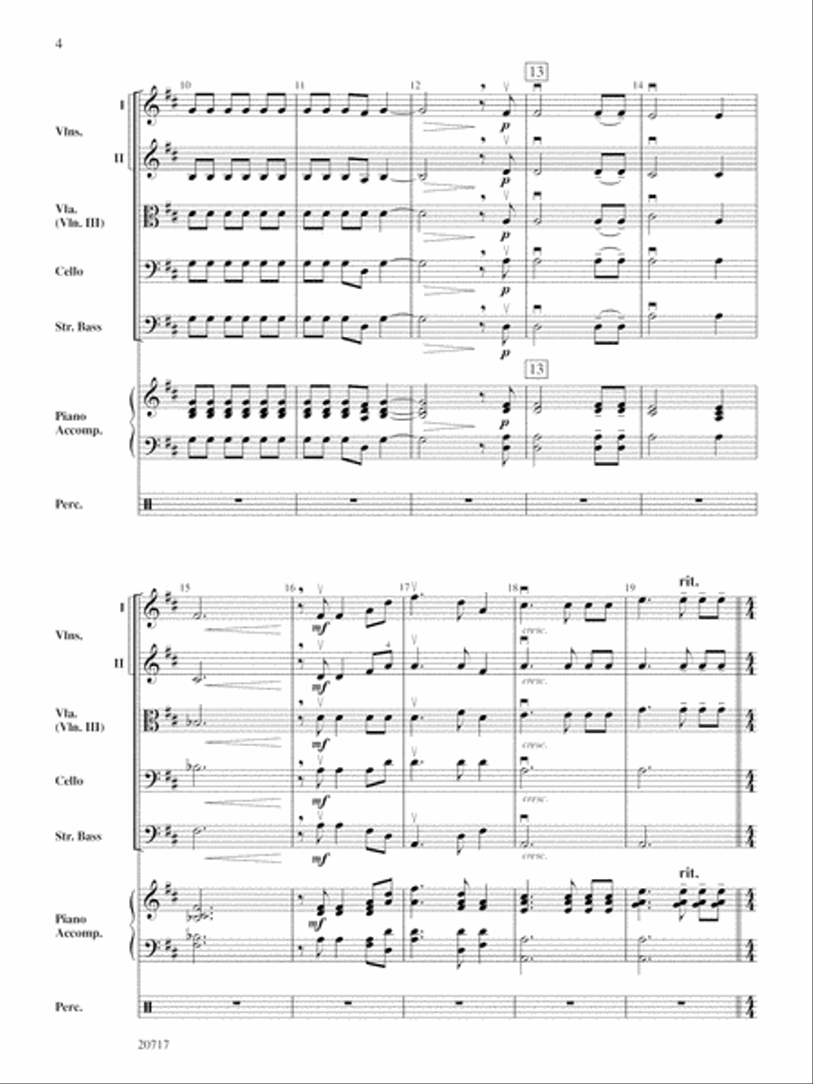 1812 Overture: Score String Orchestra scores gallery preview page 3