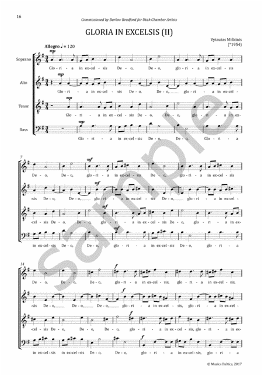 Choral Anthology 2 for Mixed Choir (SATB) 4-Part scores gallery preview page 5