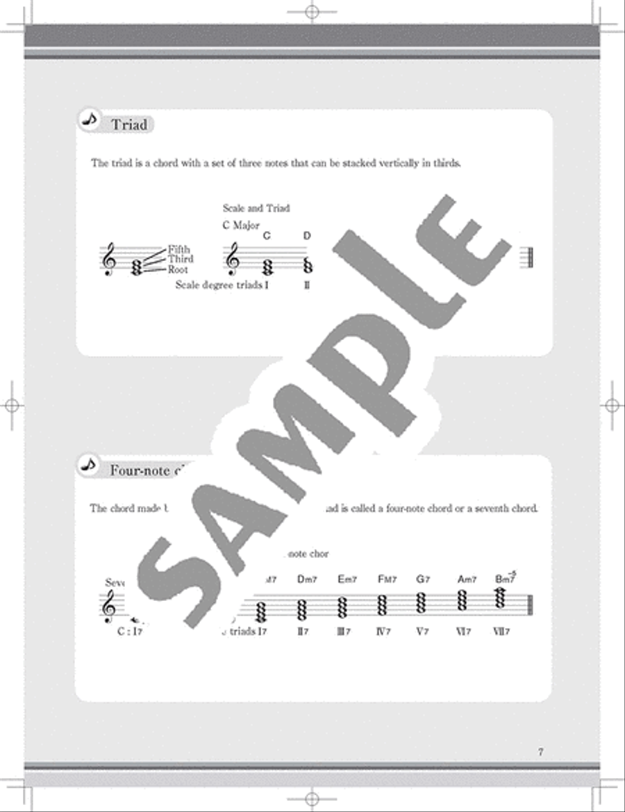 Electone Chord Training Book /English Version Electone scores gallery preview page 5