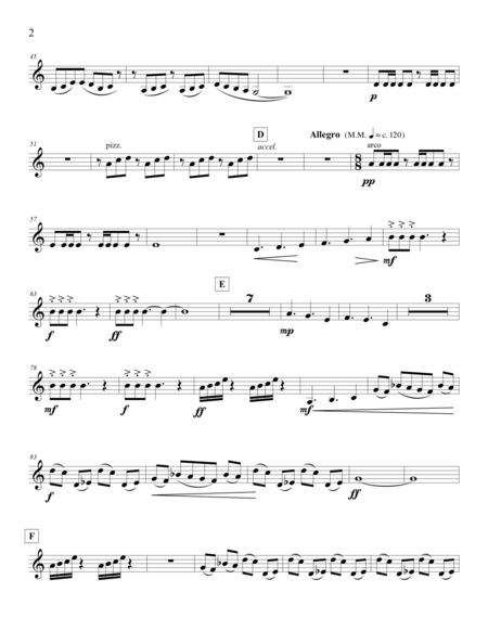 Fantasia on Three Hymns- Violin 2 image number null