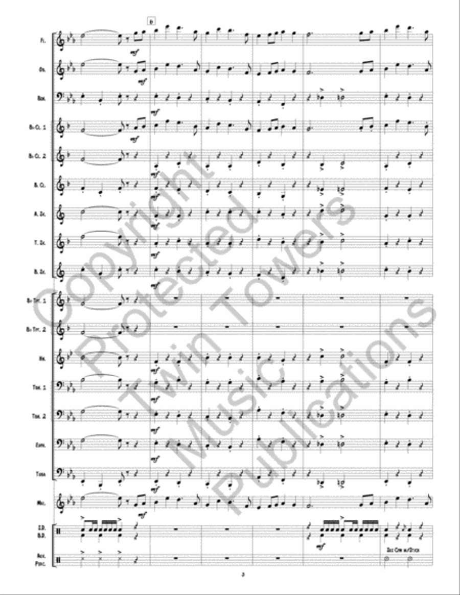 The Red Bird Lumber Company March Concert Band scores gallery preview page 4