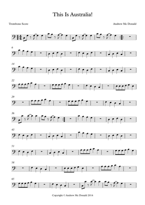 This is Australia Bb Trombone Score
