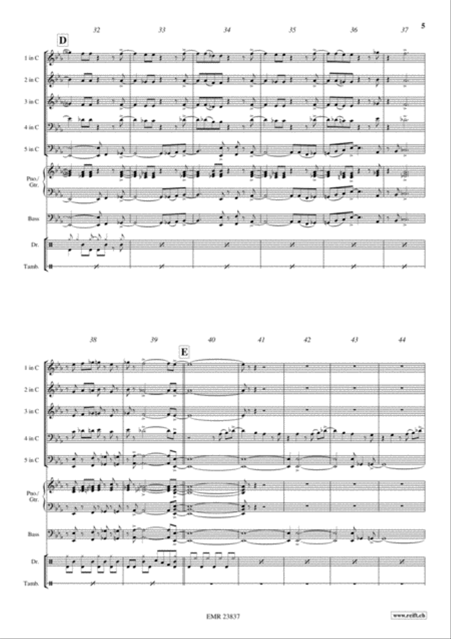 Birdland Birdland Brass Ensemble scores gallery preview page 5