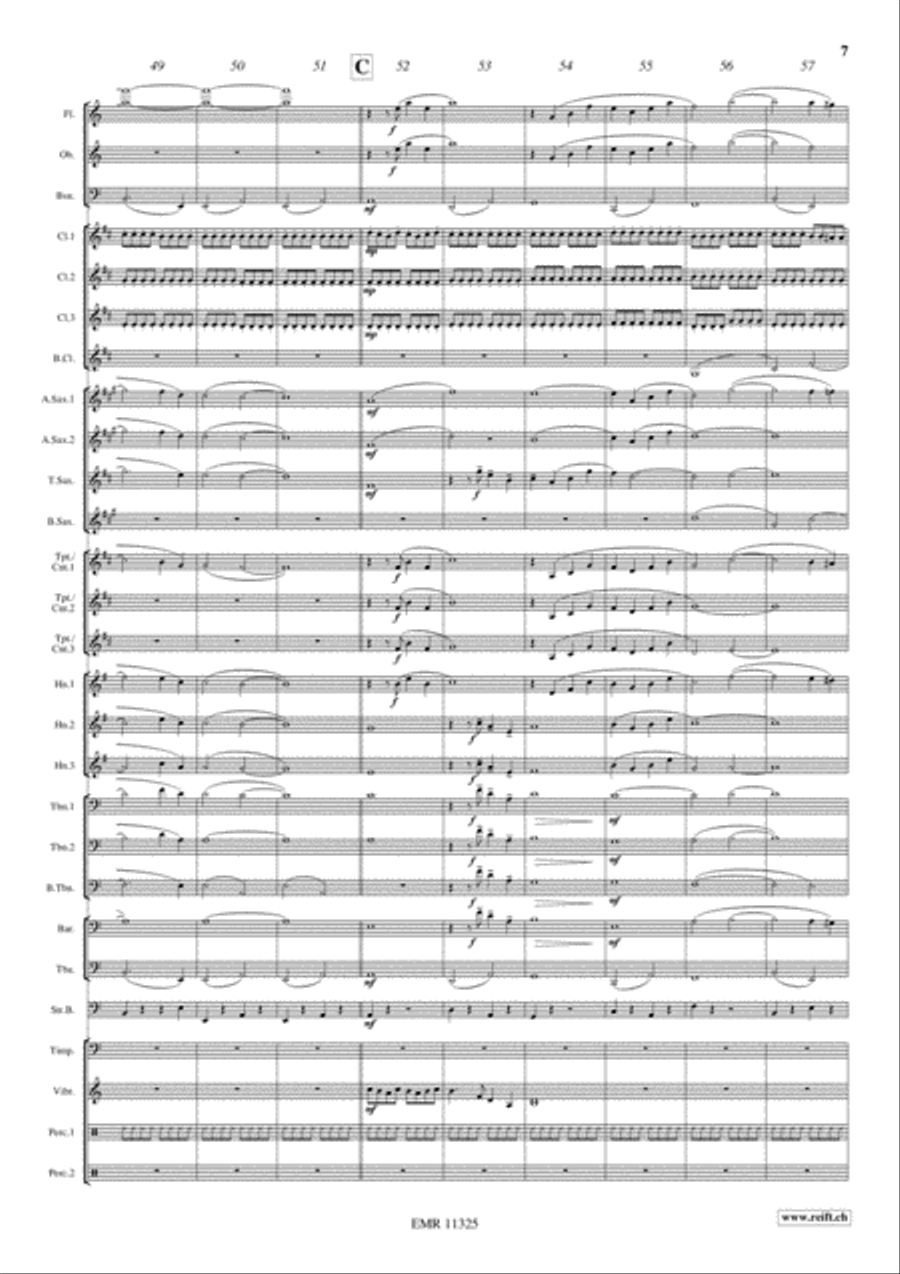 Arachnophobia Concert Band scores gallery preview page 8