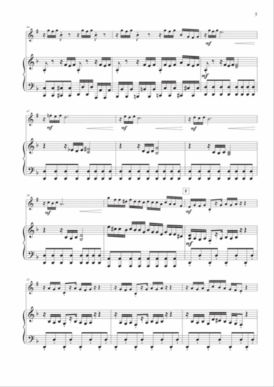 Annette Clarinet Solo scores gallery preview page 5