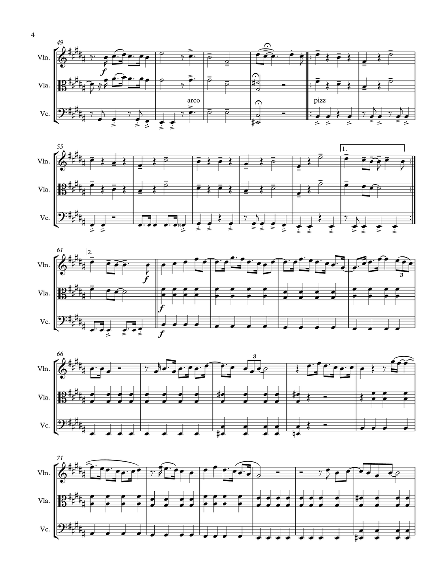 I'm Yours String Trio scores gallery preview page 5