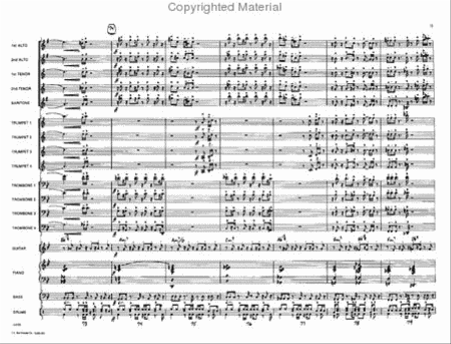 Hip Hoppin' Jazz Ensemble scores gallery preview page 11