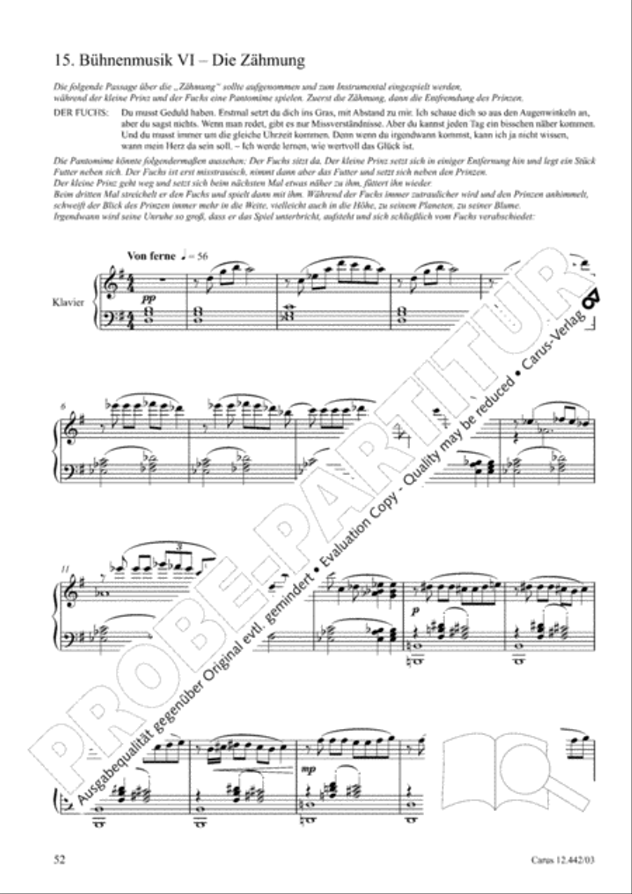 Der kleine Prinz 3-Part scores gallery preview page 54
