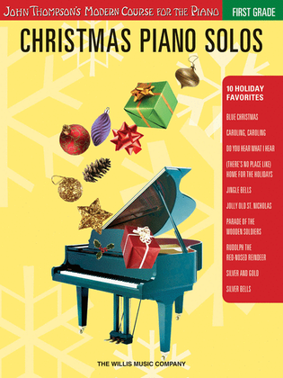 Book cover for Christmas Piano Solos - First Grade (Book Only)