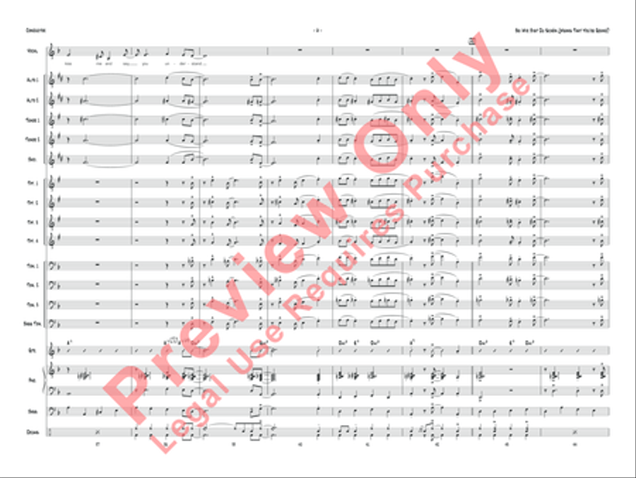 Bei Mir Bist Du Schon (Means That You're Grand) Jazz Ensemble scores gallery preview page 7