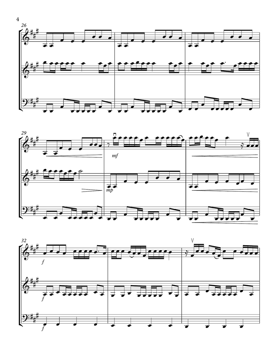 Best Day Ever String Trio scores gallery preview page 4