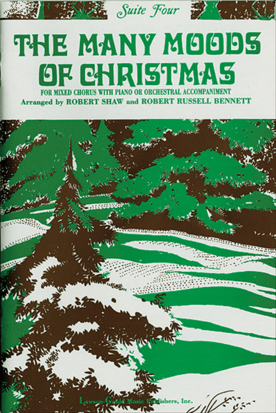 The Many Moods of Christmas 4-Part scores gallery preview page 1