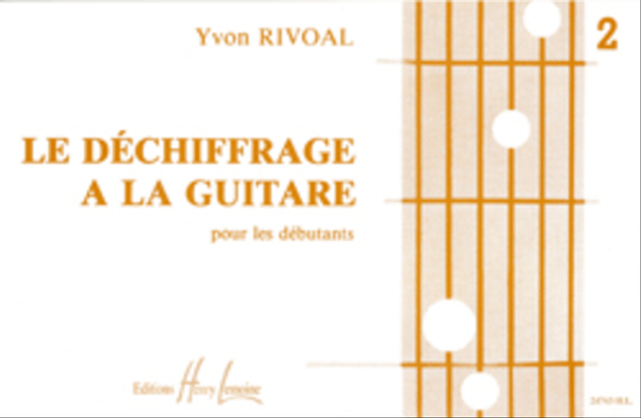Dechiffrage a la guitare - Volume 2 Guitar scores gallery preview page 1