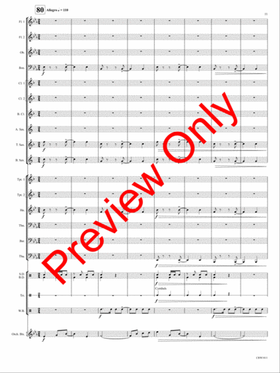 Western Legends Concert Band scores gallery preview page 14