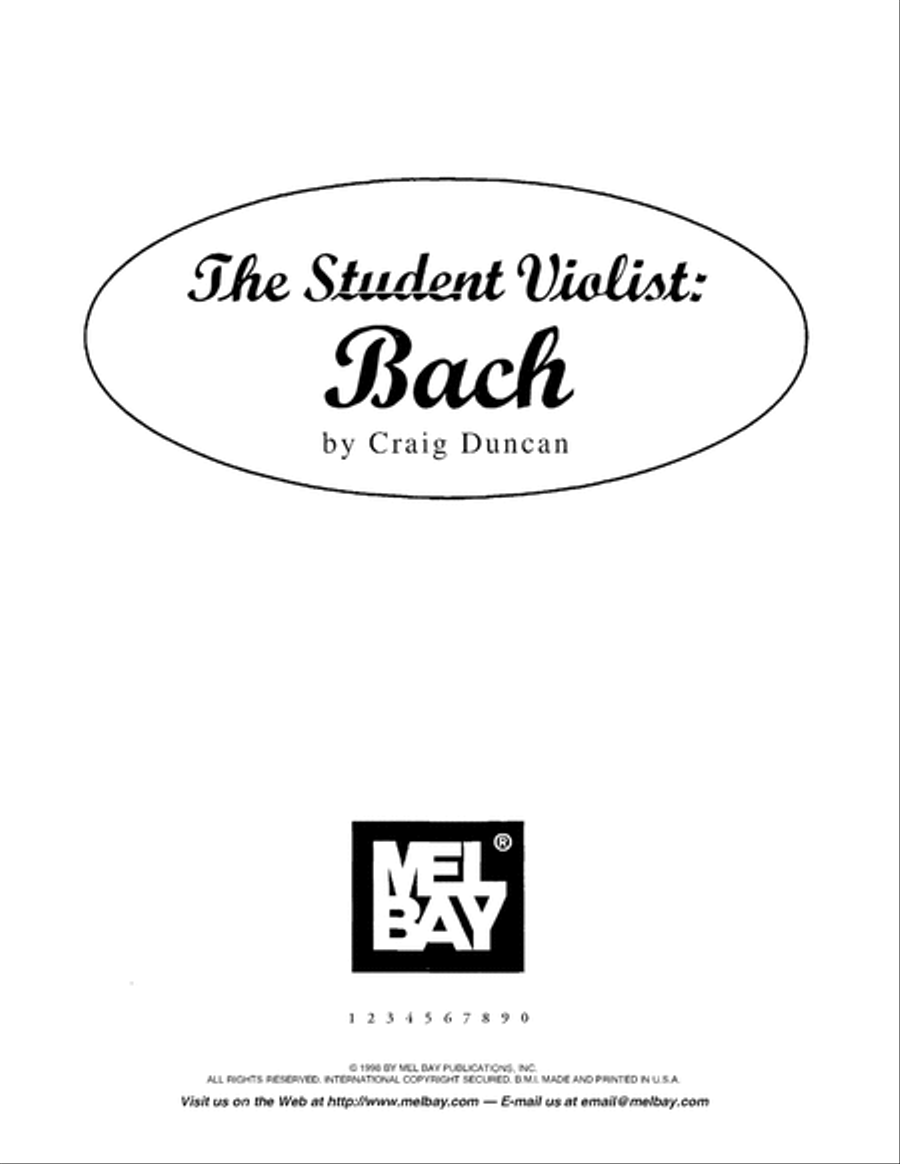 The Student Violist: Bach Viola Solo scores gallery preview page 2